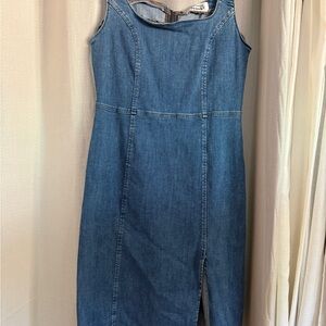 Reformation Blue Denim Jean Dress